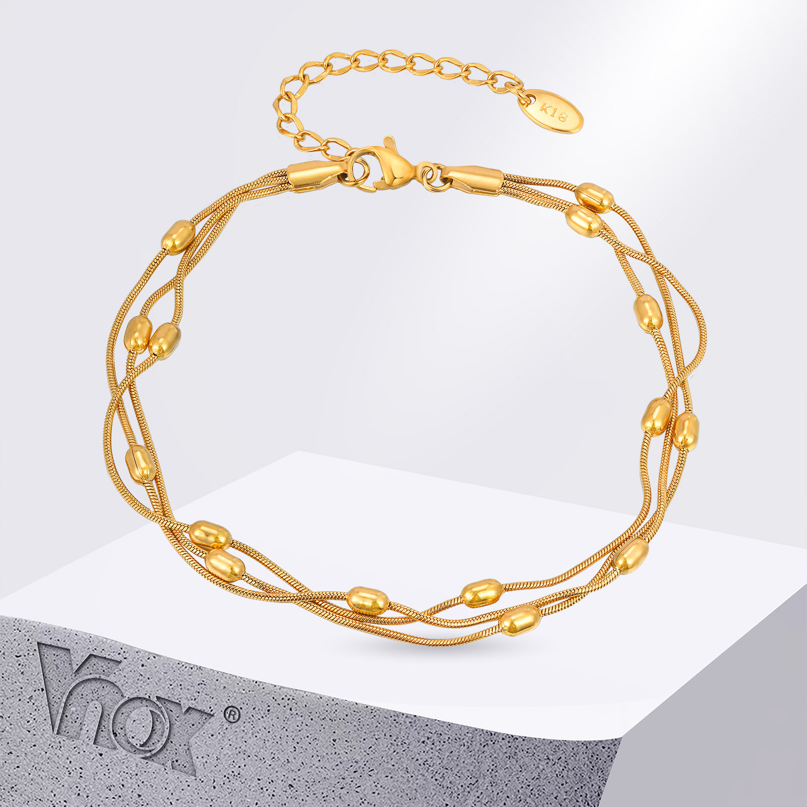 Jc Jewelry & Watches Reviews - Vnox Cavigliere a catena a forma