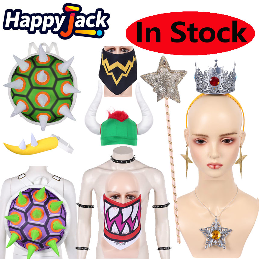 Leather Bracelet - Maschera Sciarpa Cosplay Bowser Jr. Anime