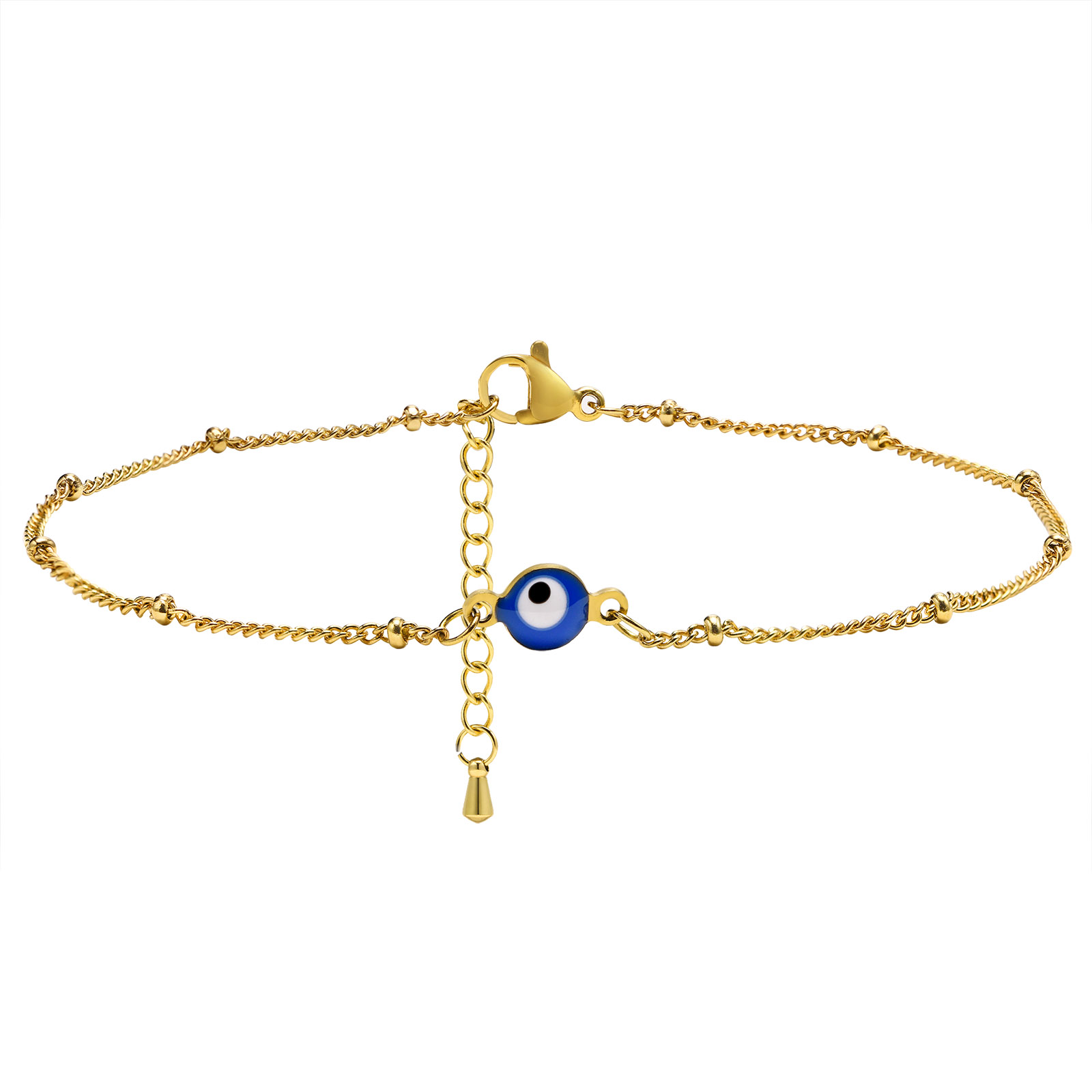 Jc Jewelry & Watches Reviews - Bracciale cavigliera malocchio sulla gamba per