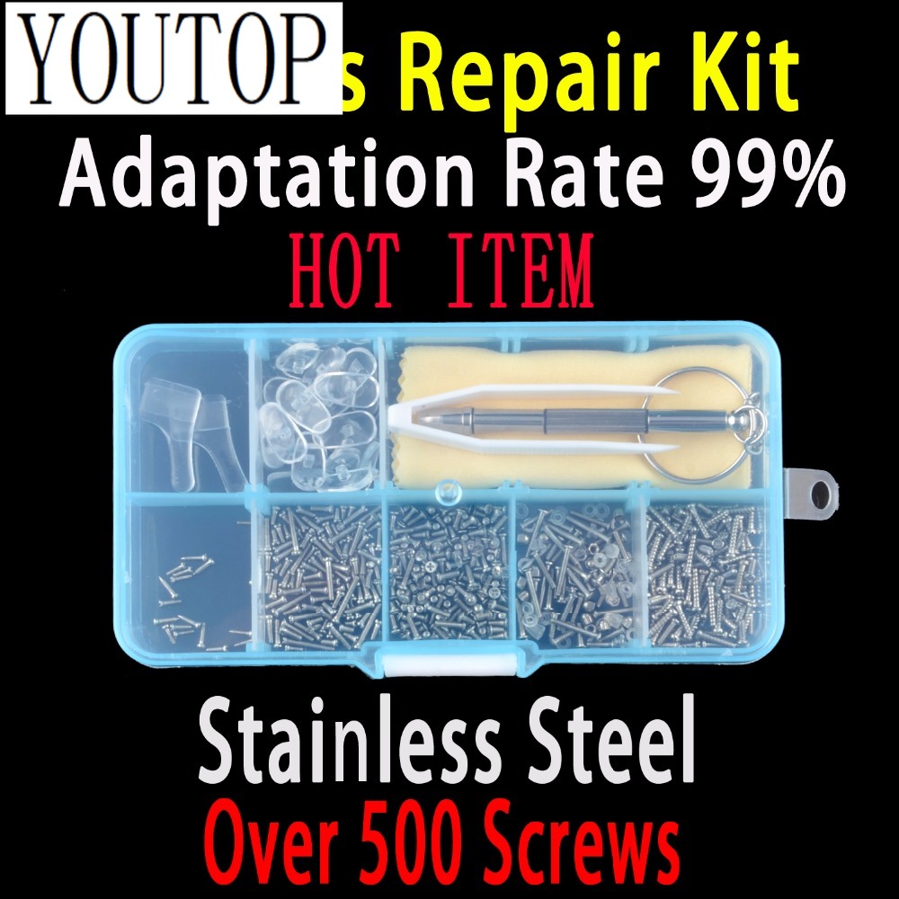 Watch Repair Tool Kit - 500 Kit di riparazione per occhiali