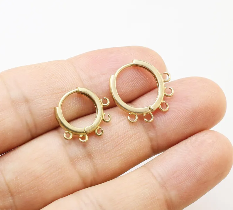 Hoop Earrings - Cerchi per orecchie in ottone da