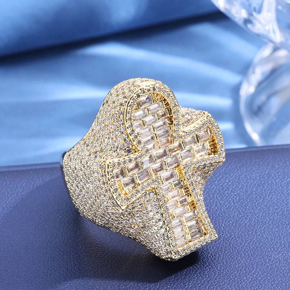 Vvs Jewelry Watches - Anello da uomo in oro 14k