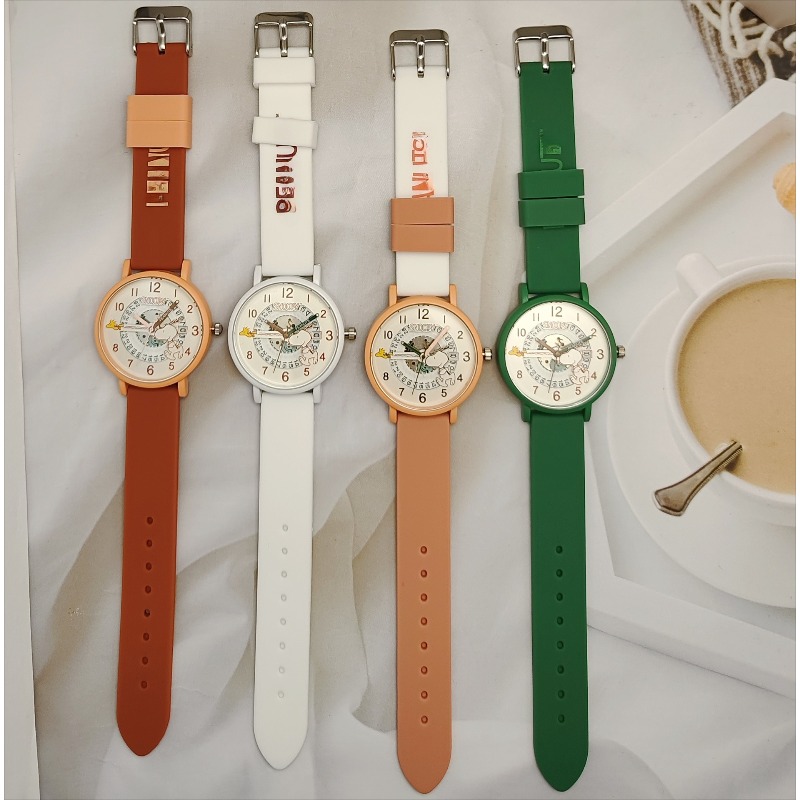 Jewelry Bracelet Watches - Orologi Snoopy con Cinturino in Silicone,