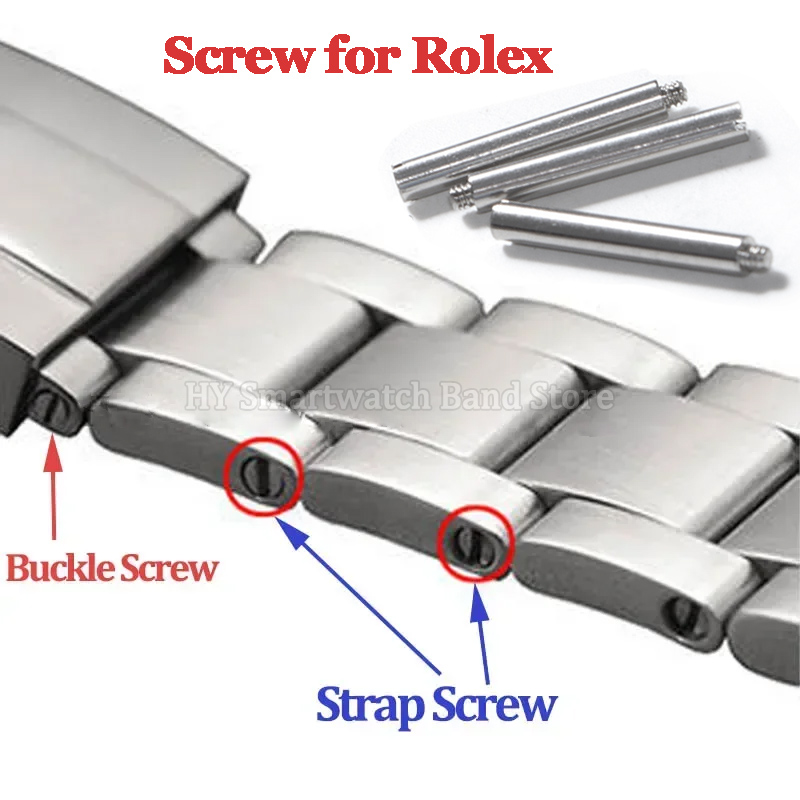 Jewelry Rolex Watches - Vite in acciaio inossidabile per cinturino
