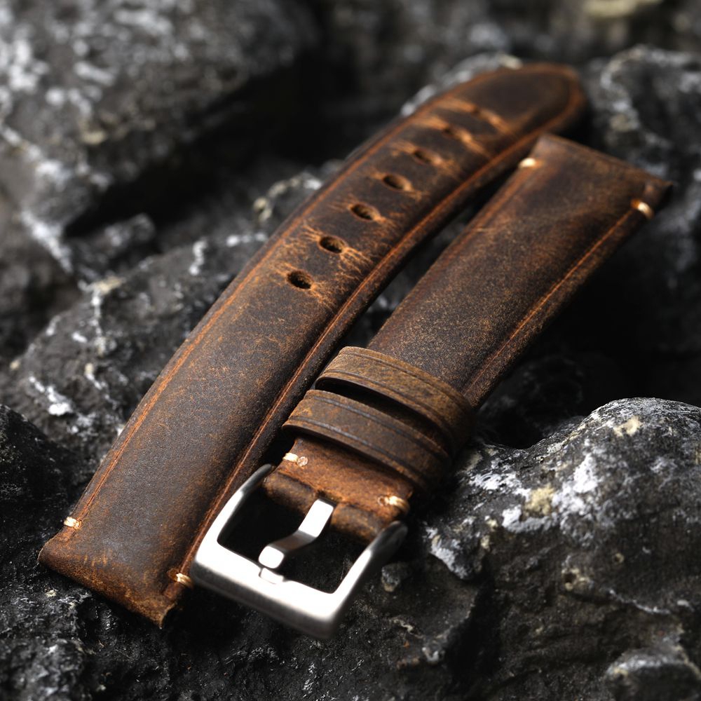 Leather Bracelet - Cinturino per orologio in pelle di