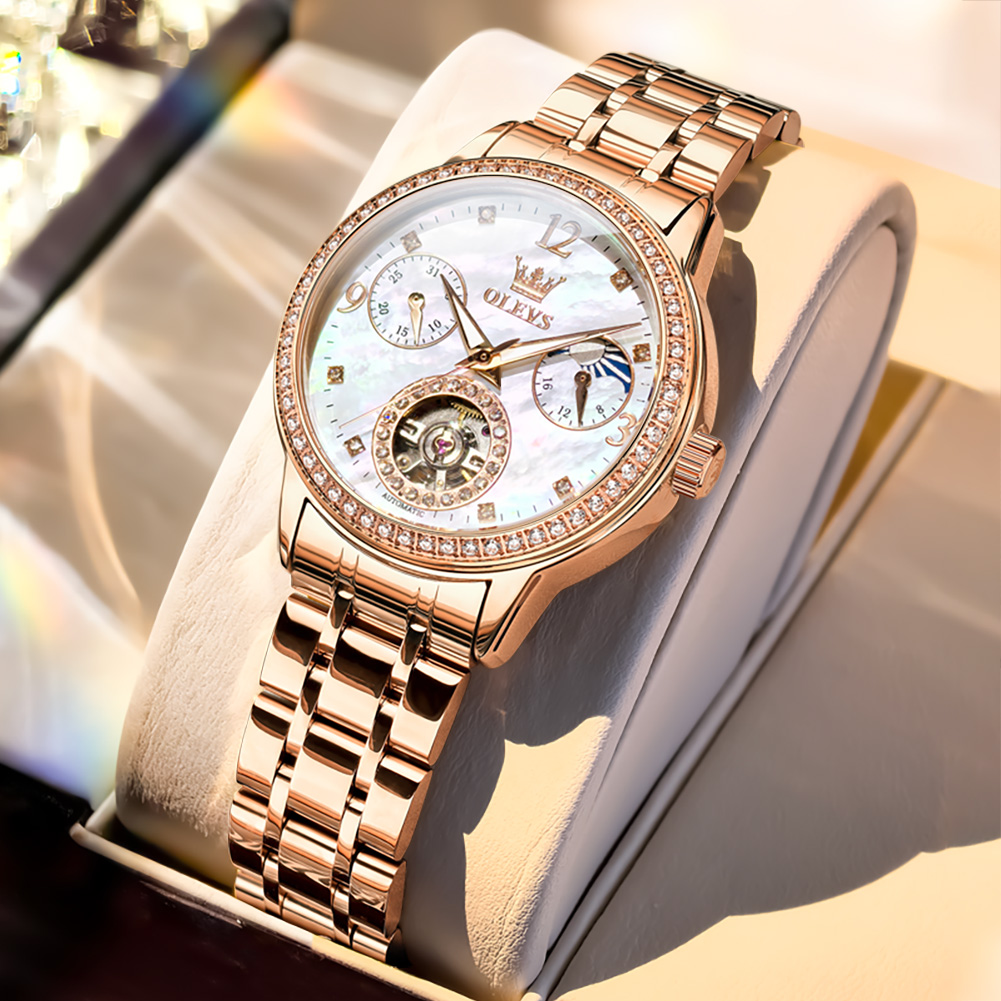 Leather Bracelet - OLEVS Orologi da donna Top Brand