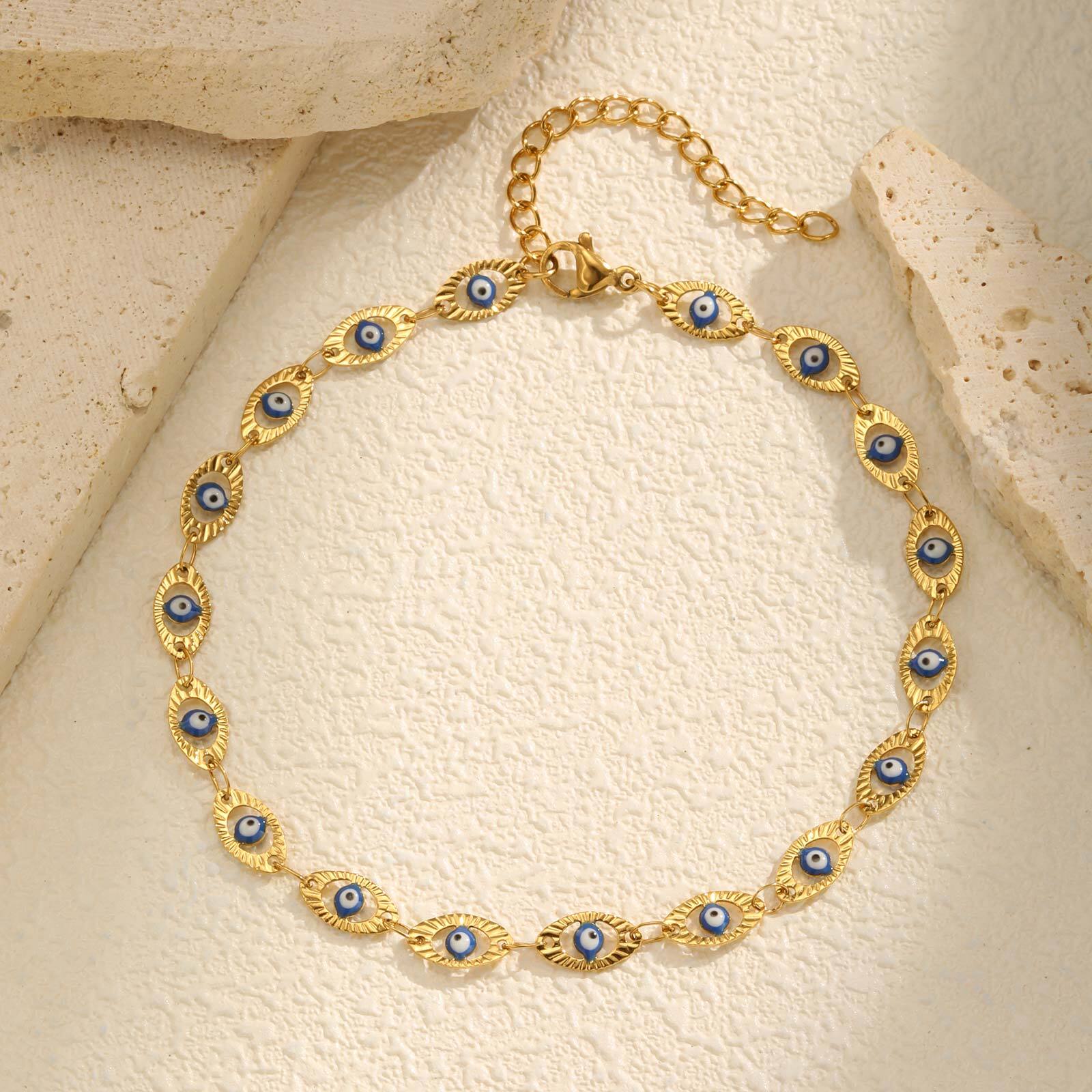 Jc Jewelry & Watches Reviews - Cavigliera Occhio di Allah per Donna,