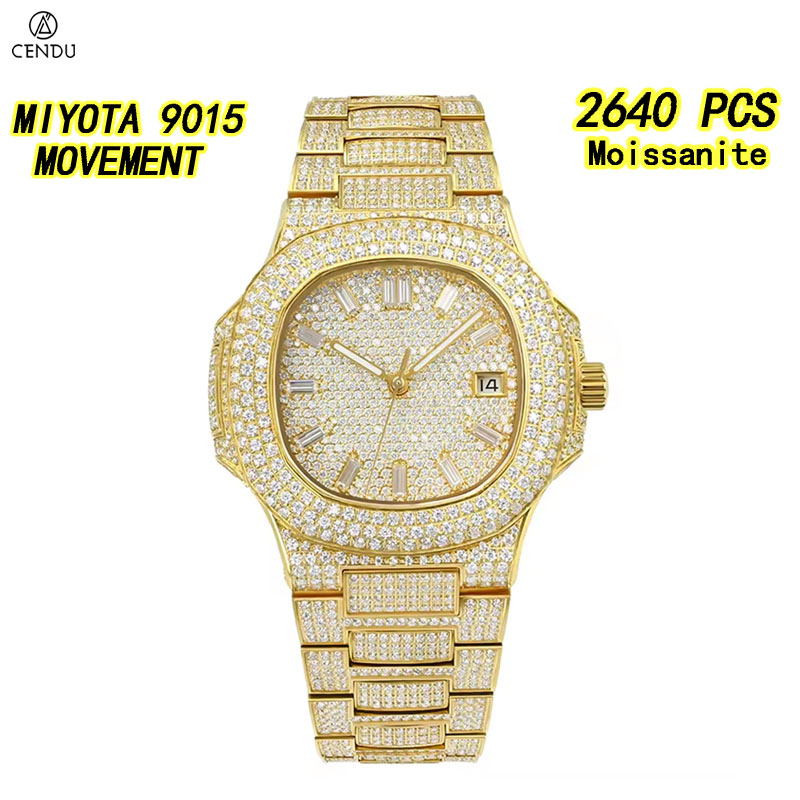Vvs Jewelry Watches - Orologio da Uomo di Lusso con