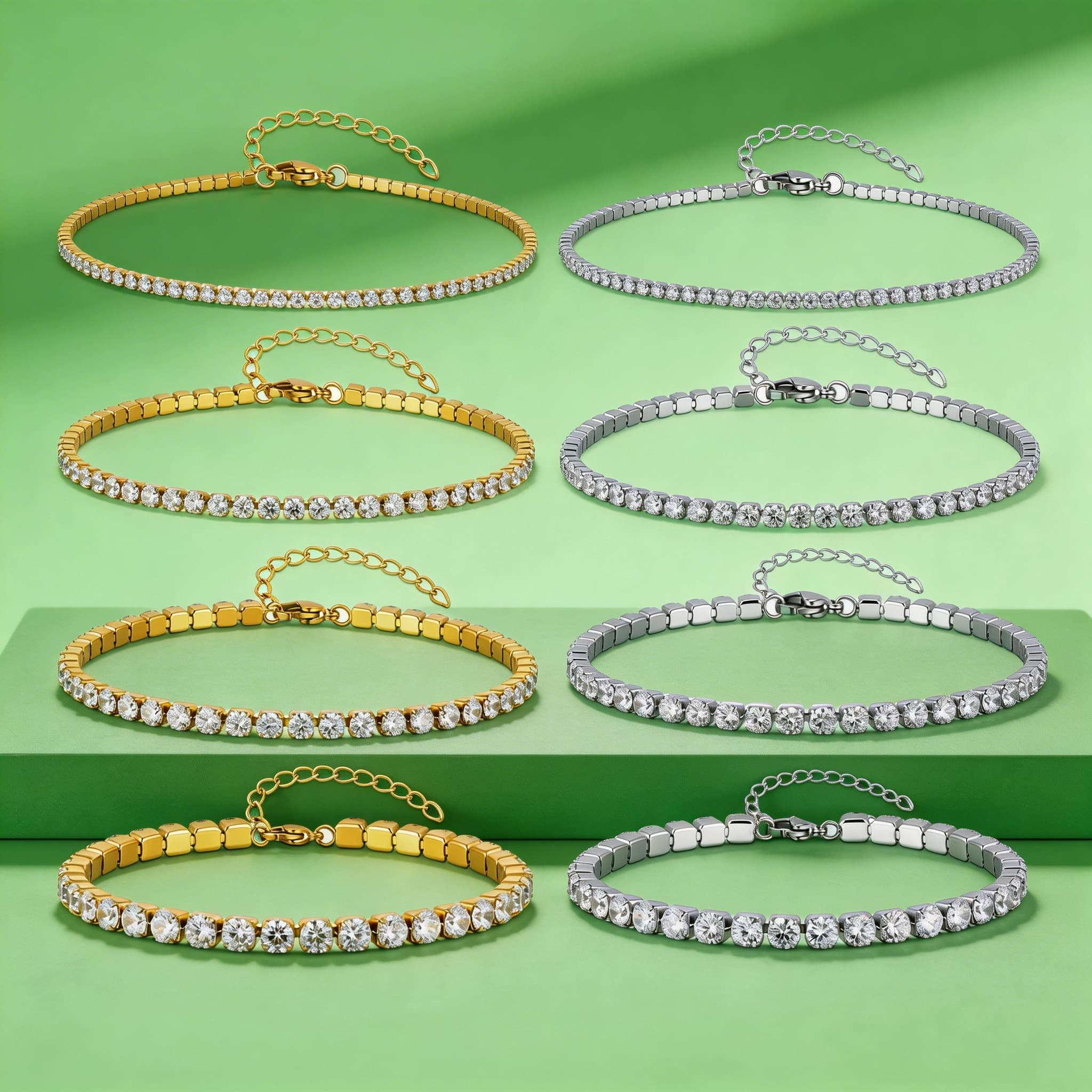Jc Jewelry & Watches Reviews - Cavigliera Tennis di Lusso con Zirconi
