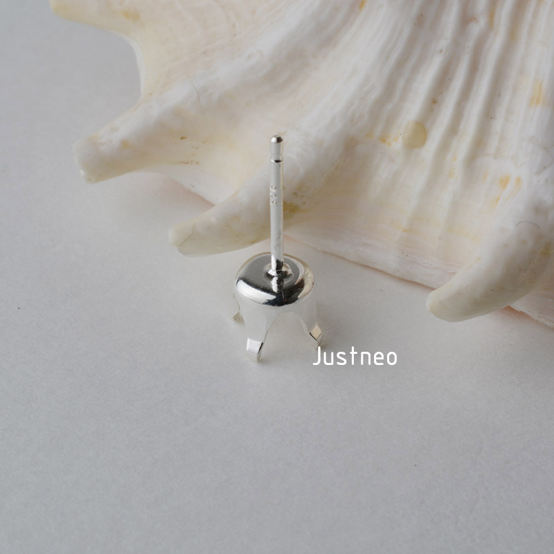 Orecchino a bottone in argento - Hoop Earrings recensione e prezzo