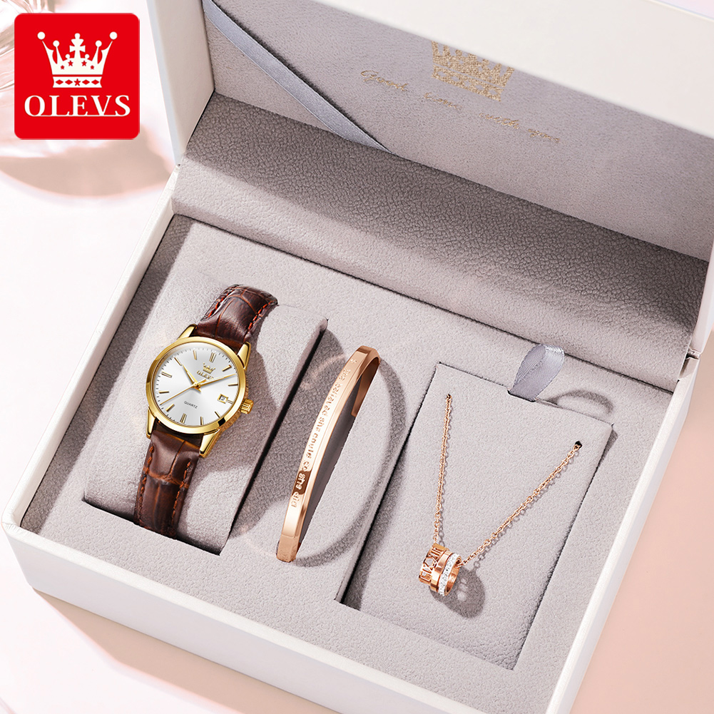 OLEVS Orologio 6898 Orologi da - Leather Bracelet recensione e prezzo