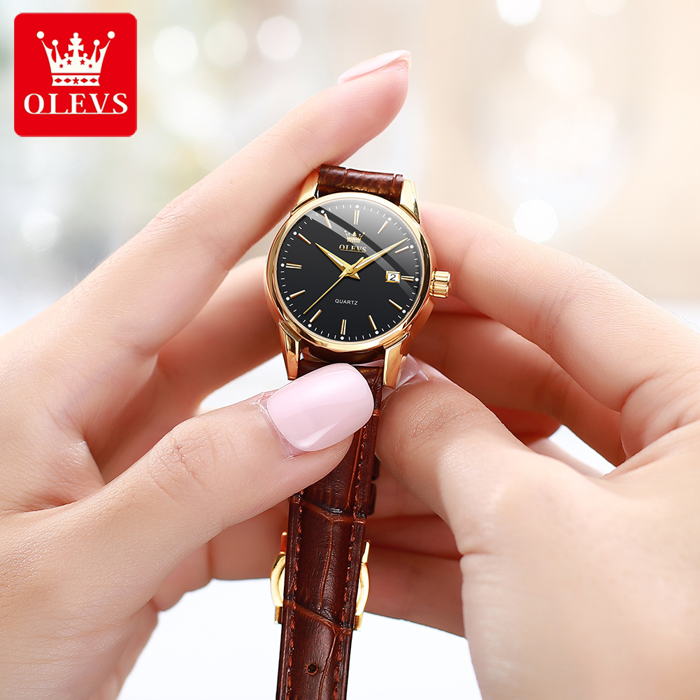 OLEVS Orologio 6898 Orologi da - Leather Bracelet recensione e prezzo