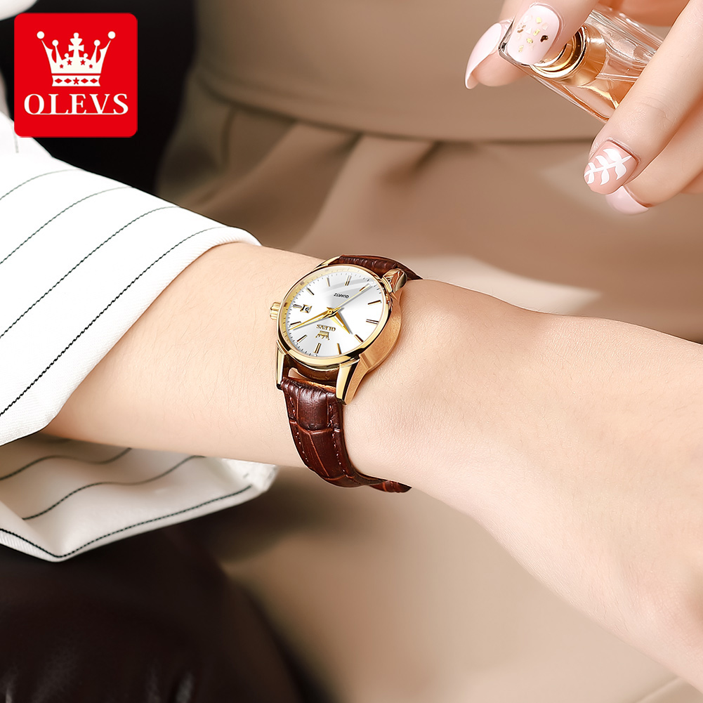 OLEVS Orologio 6898 Orologi da - Leather Bracelet recensione e prezzo