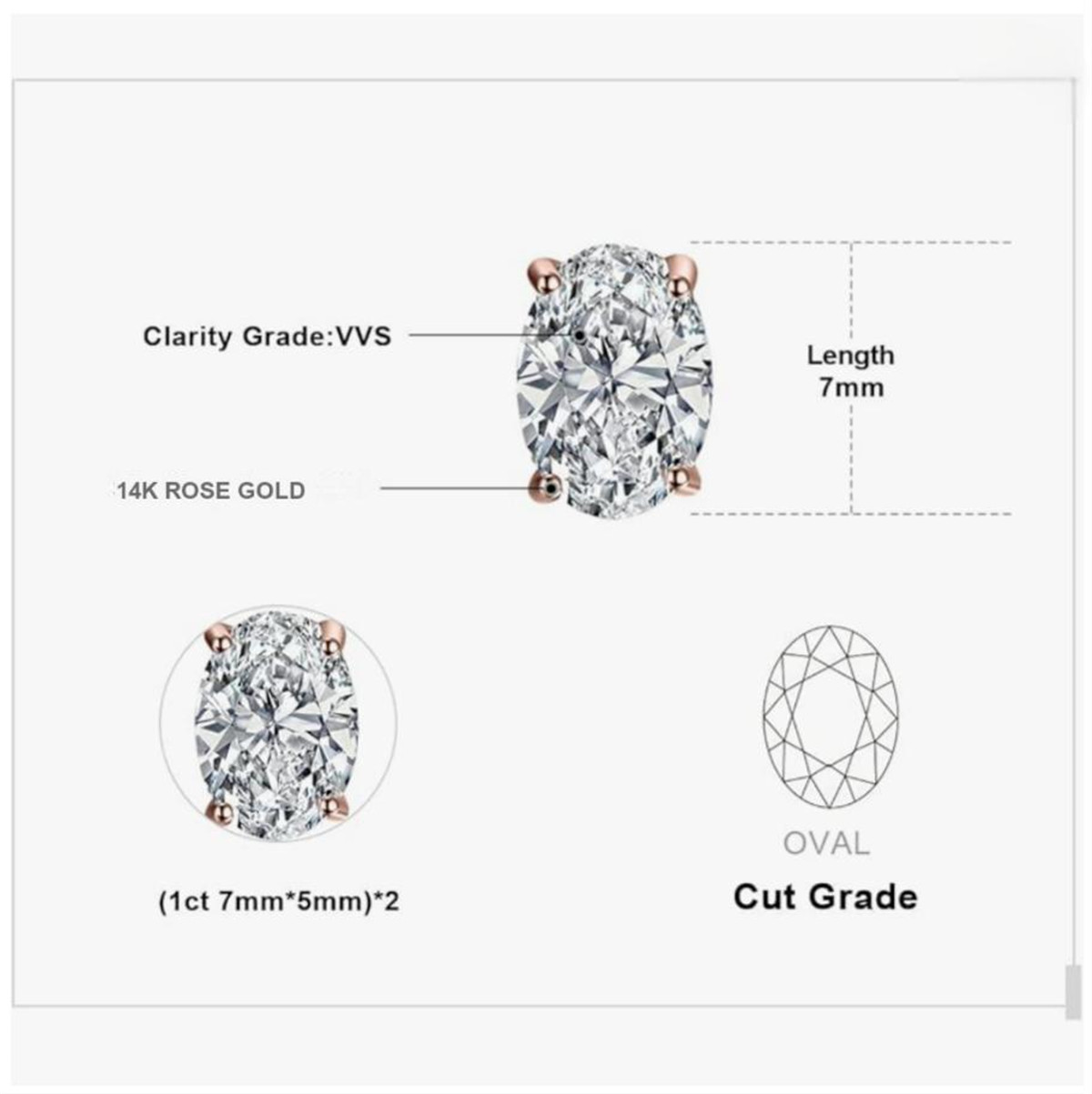 Orecchini a bottone con diaman - Diamond Stud Earrings recensione e prezzo