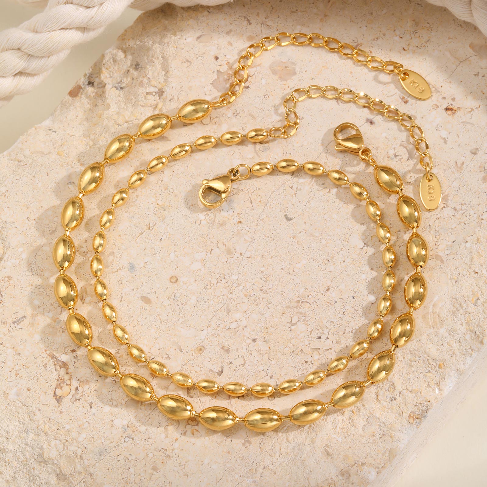 Cavigliera a catena con perlin - Jc Jewelry & Watches Reviews recensione e prezzo