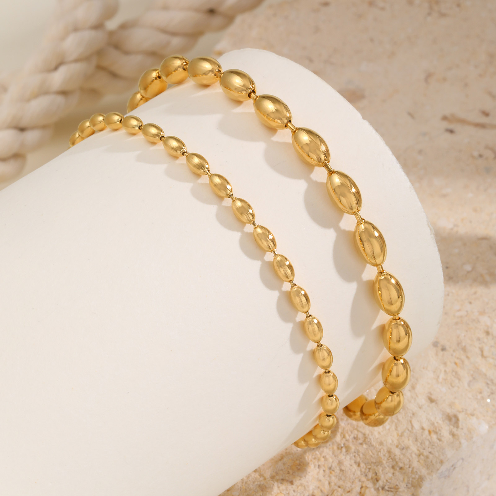 Cavigliera a catena con perlin - Jc Jewelry & Watches Reviews recensione e prezzo