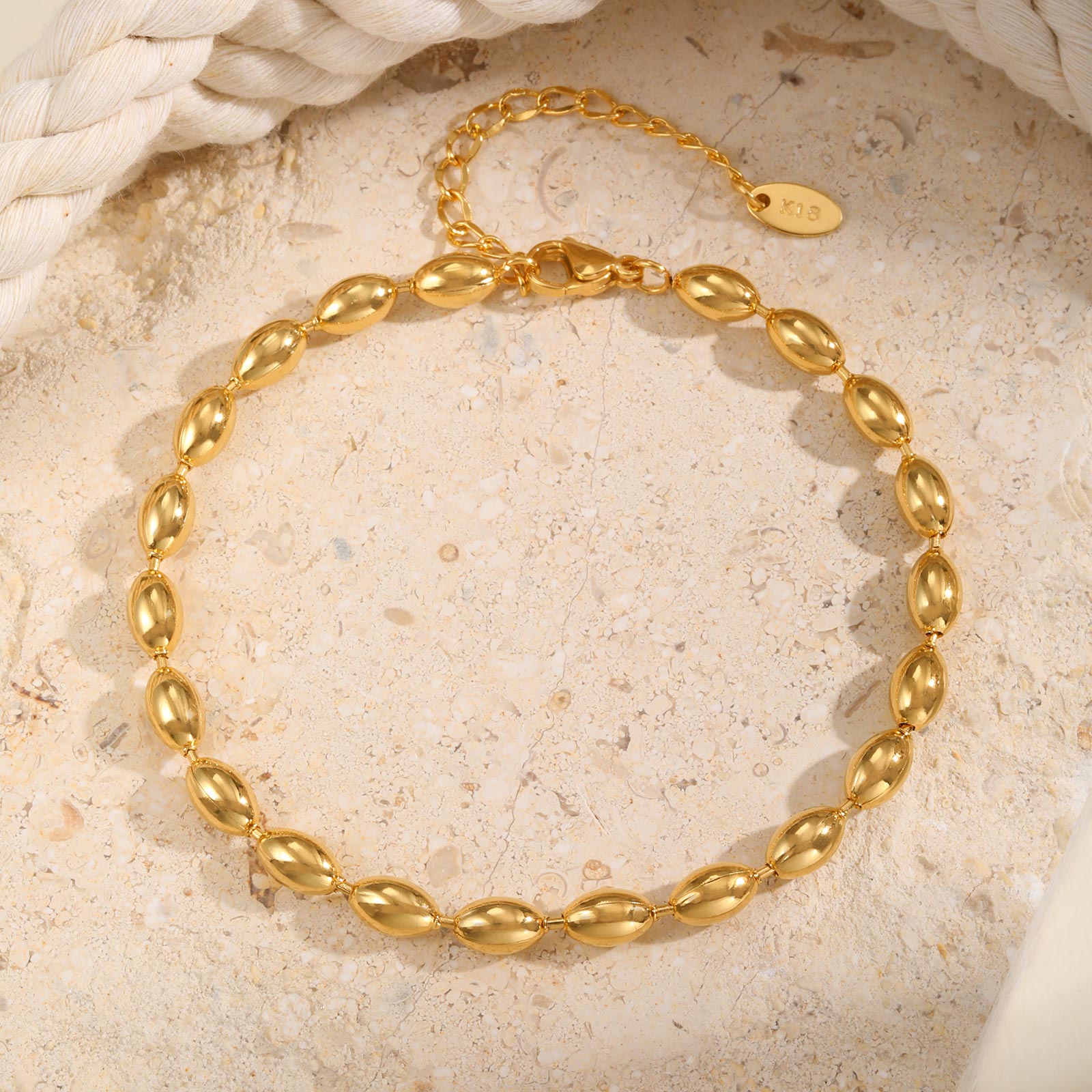 Cavigliera a catena con perlin - Jc Jewelry & Watches Reviews recensione e prezzo