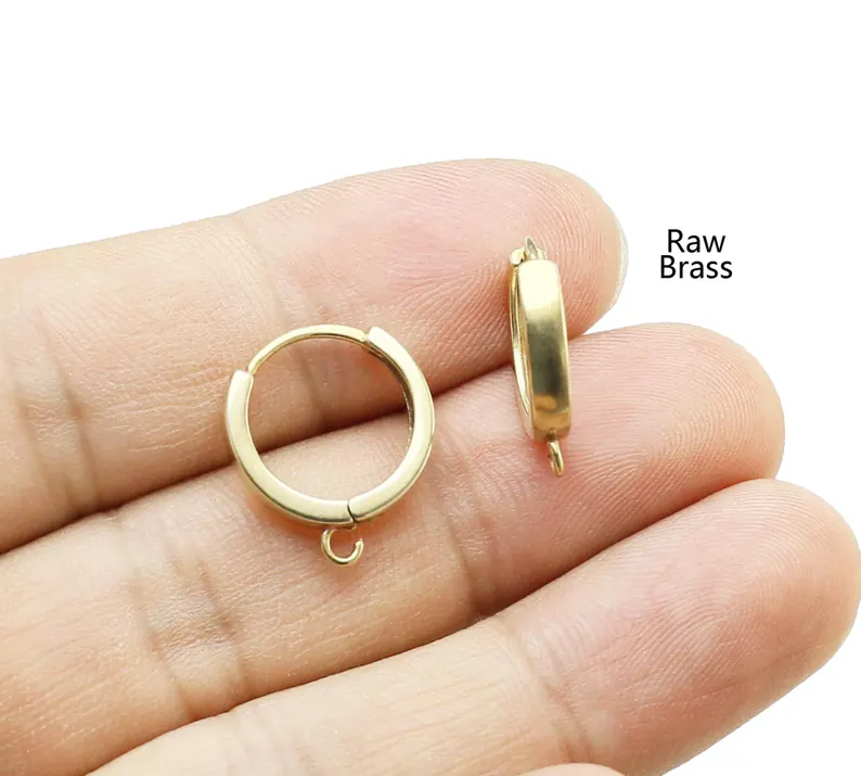 Cerchi per orecchie in ottone  - Hoop Earrings recensione e prezzo