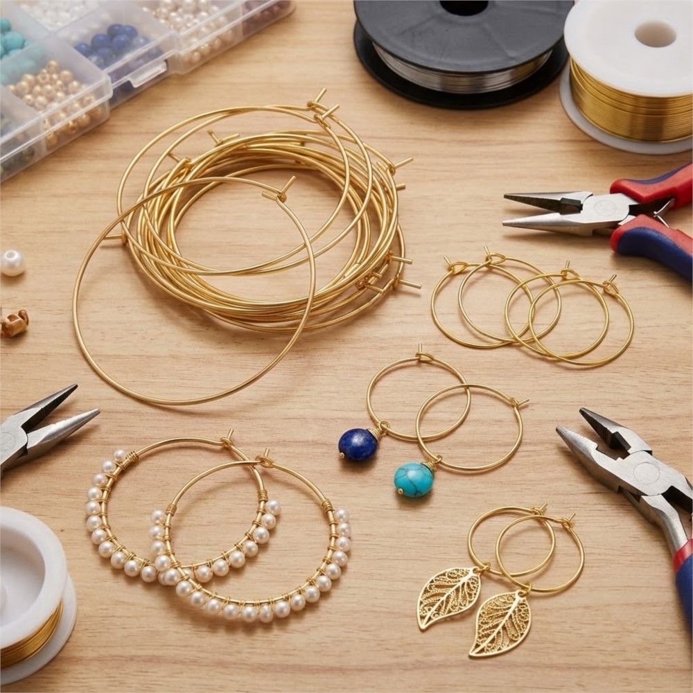 50 Pezzi Orecchini a Cerchio i - Hoop Earrings recensione e prezzo