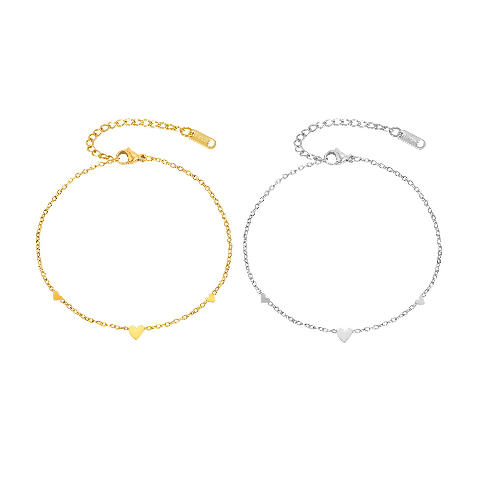 Cavigliere a forma di cuore in - Jc Jewelry & Watches Reviews recensione e prezzo