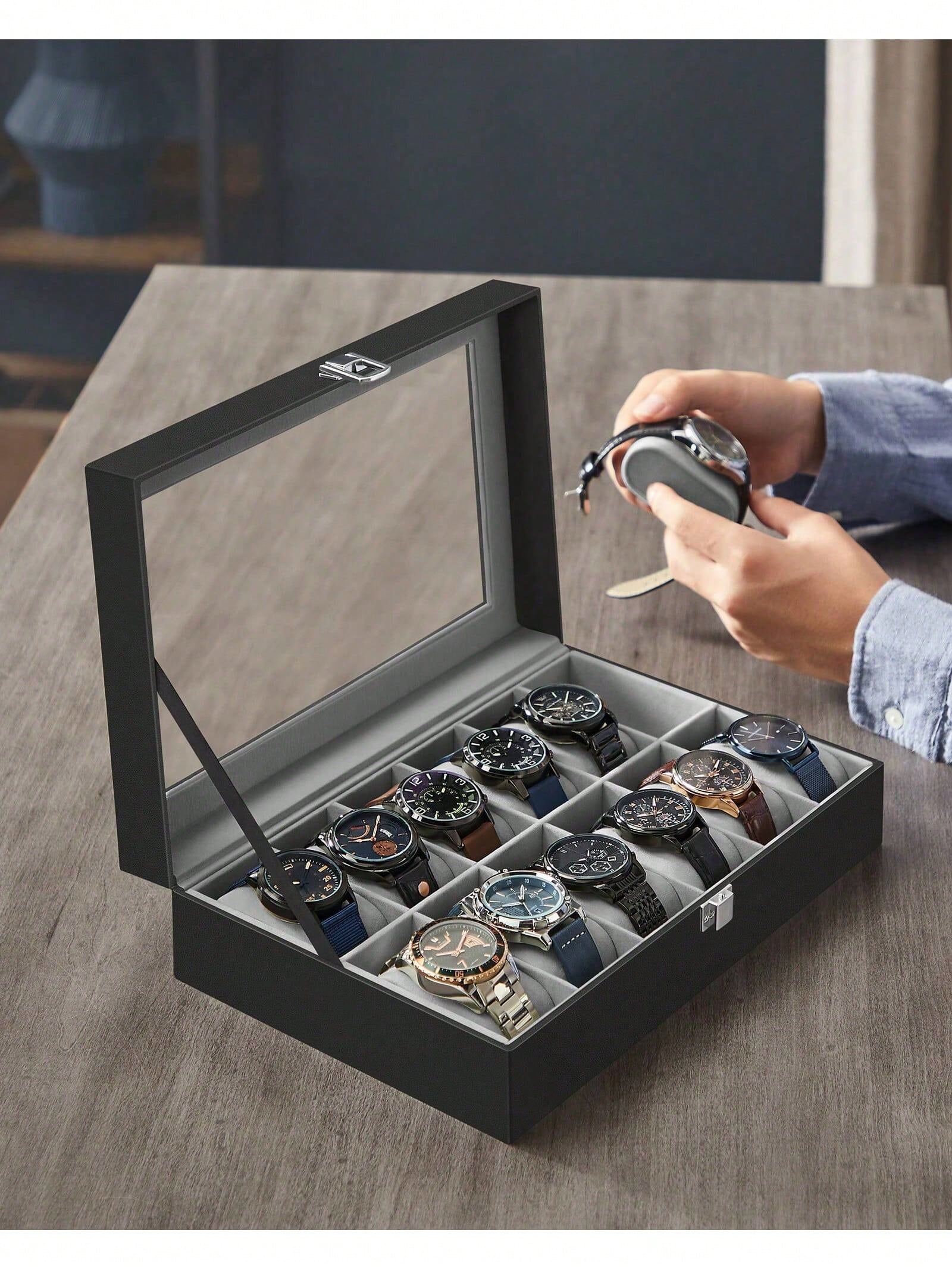 Scatola Porta Orologi a 12 Sco - Jewelry Like Watches recensione e prezzo