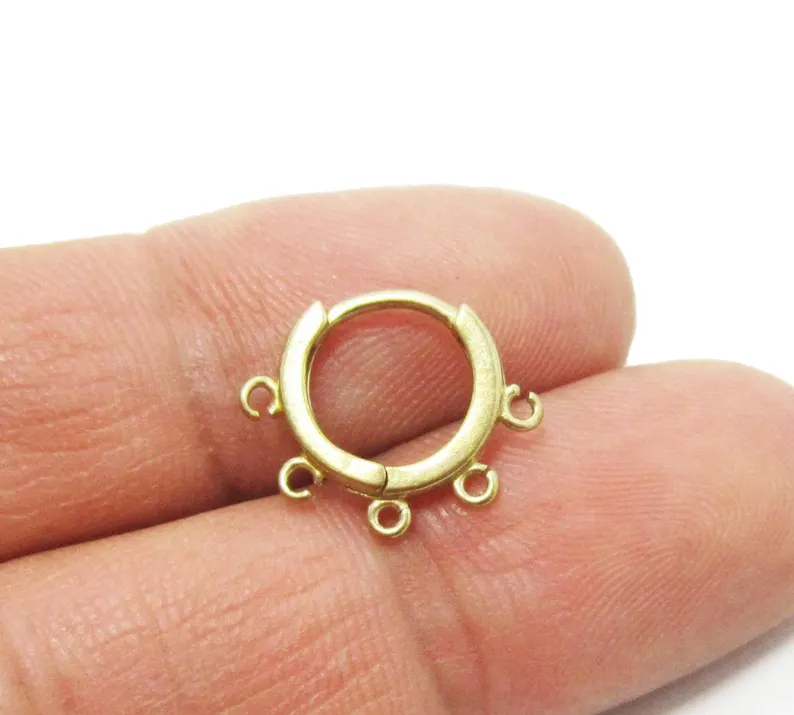 Cerchi per orecchie in ottone  - Hoop Earrings recensione e prezzo