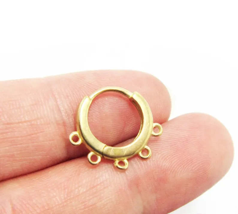 Cerchi per orecchie in ottone  - Hoop Earrings recensione e prezzo