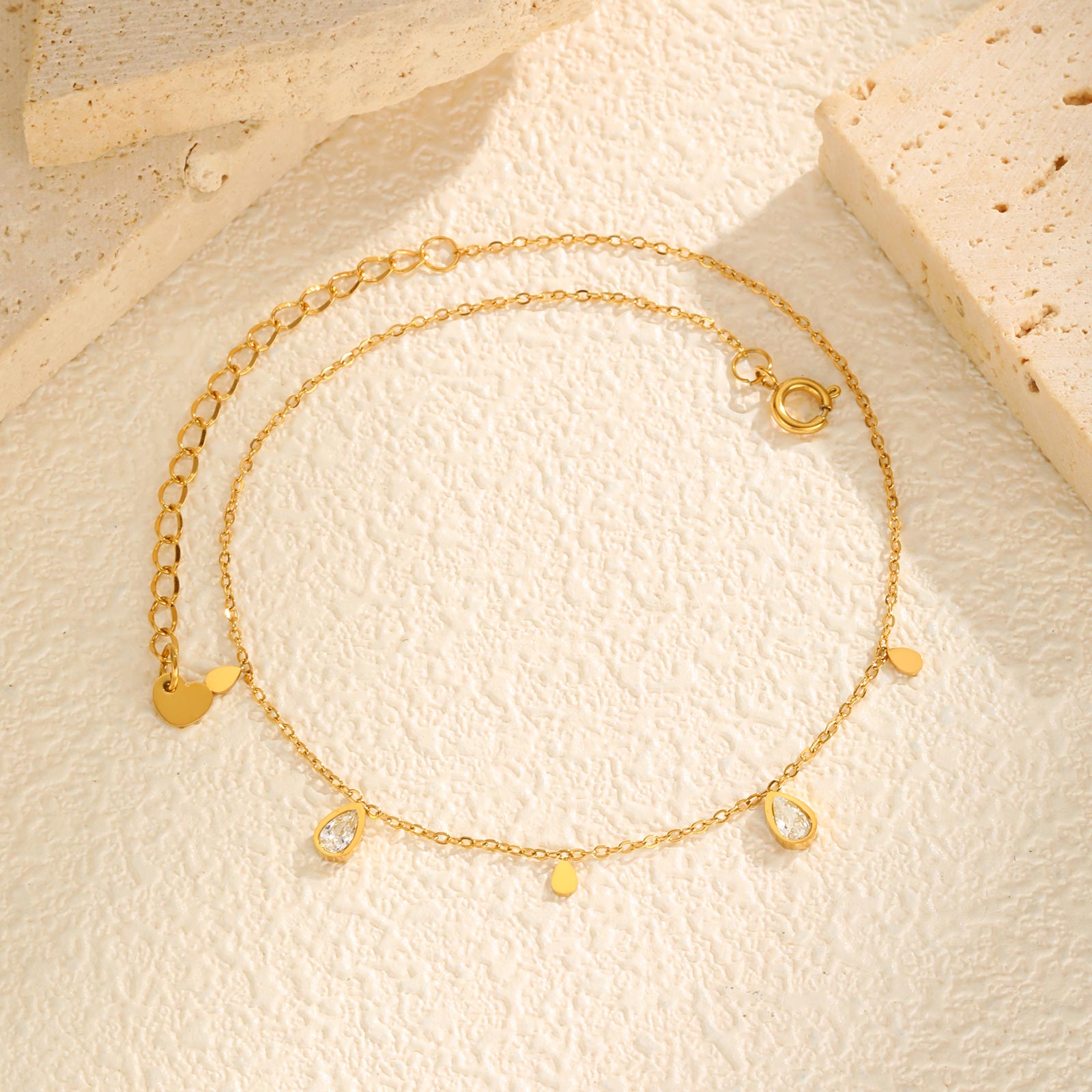 Cavigliera delicata con zircon - Jc Jewelry & Watches Reviews recensione e prezzo
