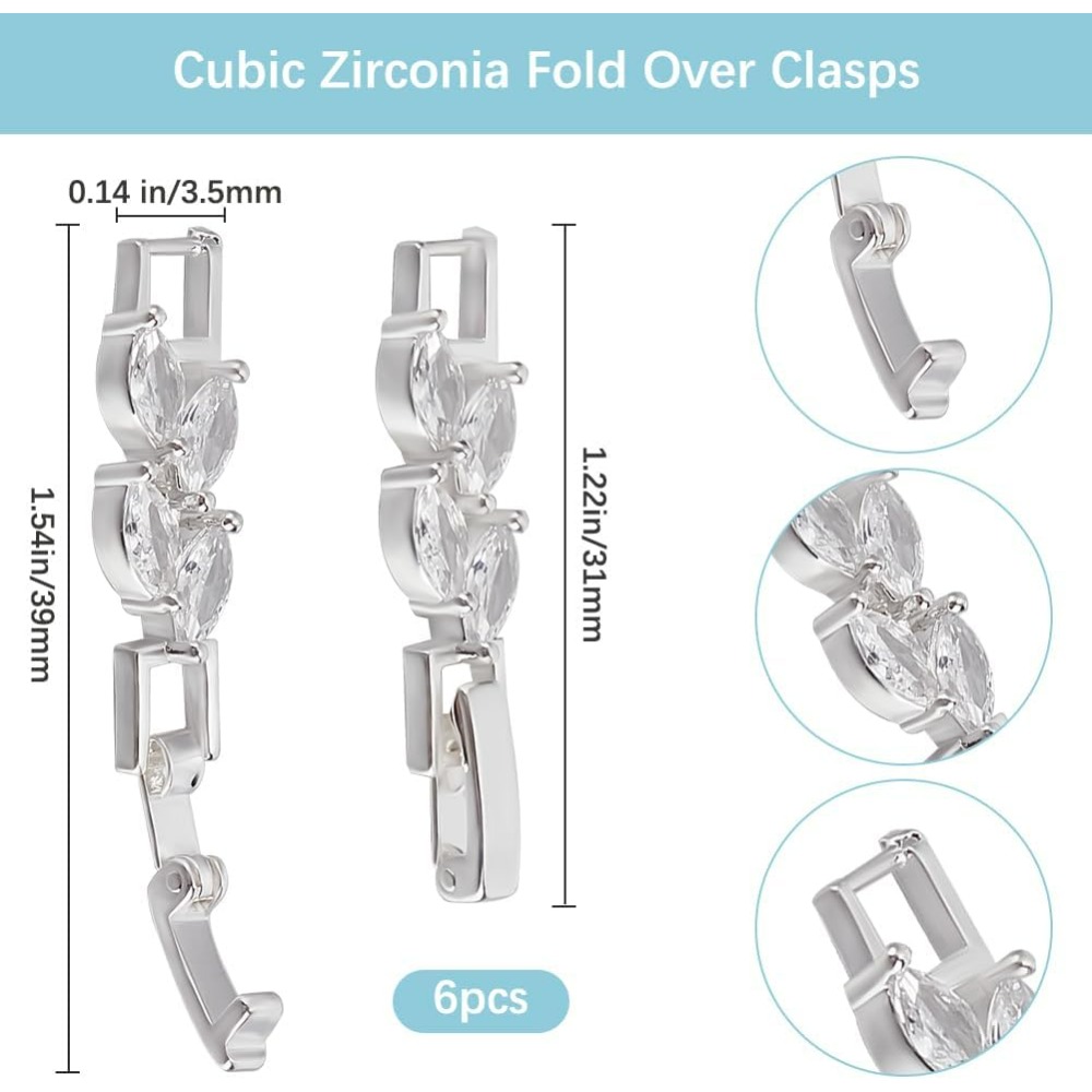 1 scatola da 6 pezzi chiusura  - Jewelry Bracelet Watches recensione e prezzo