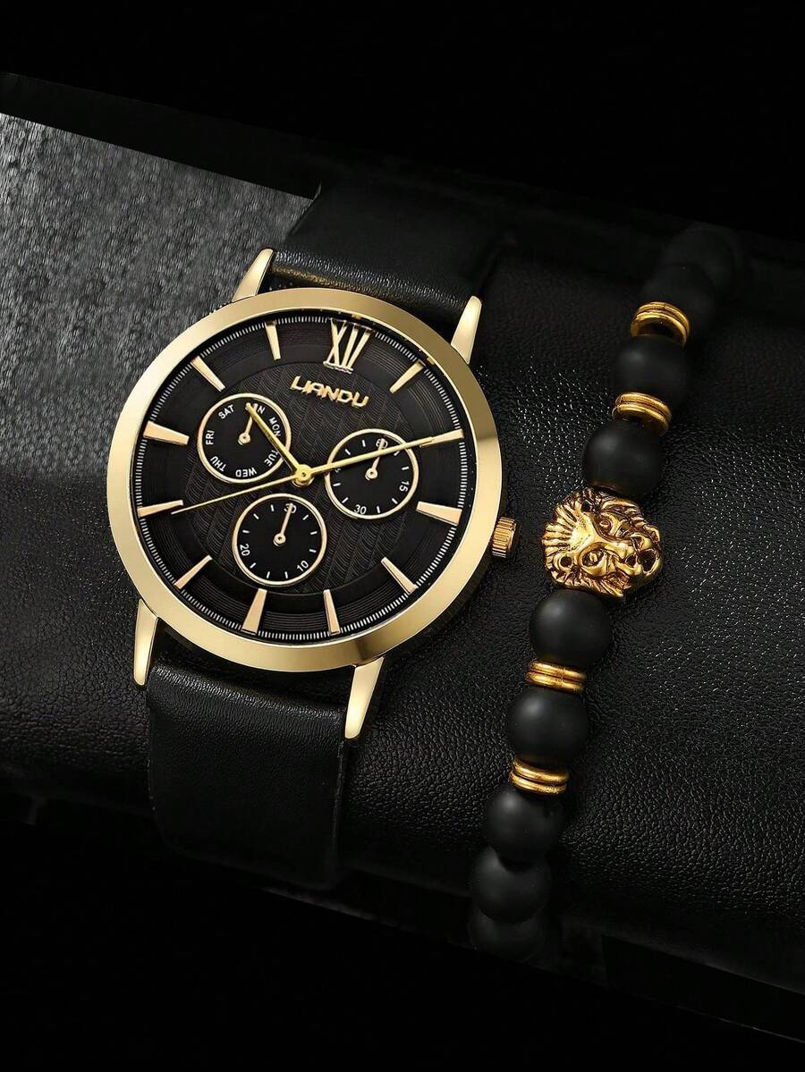 LIANDU LIANDU Set di 1 orologi - Leather Bracelet recensione e prezzo
