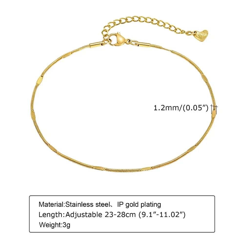 Cavigliere da donna con catena - Jc Jewelry & Watches Reviews recensione e prezzo