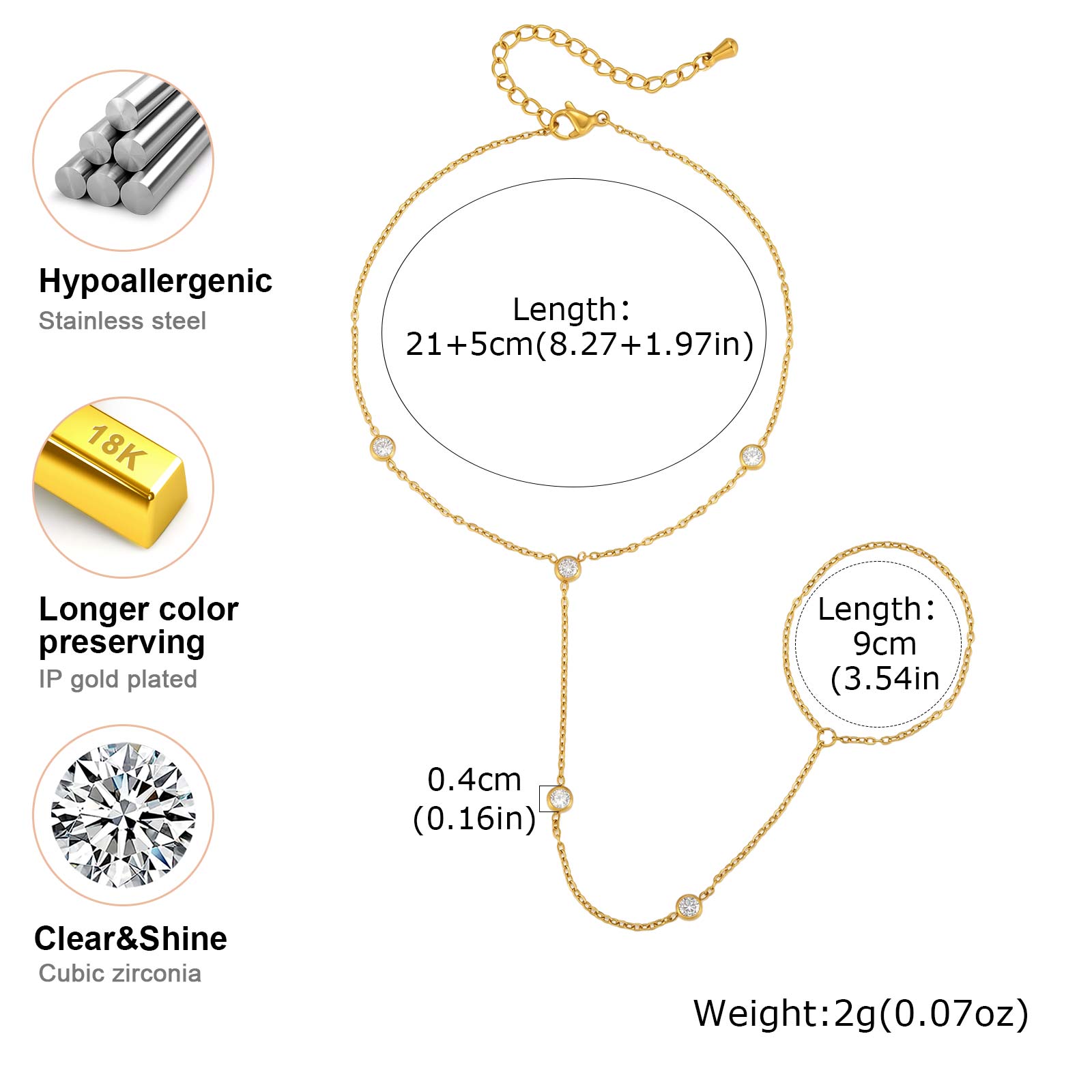Cavigliera in Acciaio Inossida - Jc Jewelry & Watches Reviews recensione e prezzo