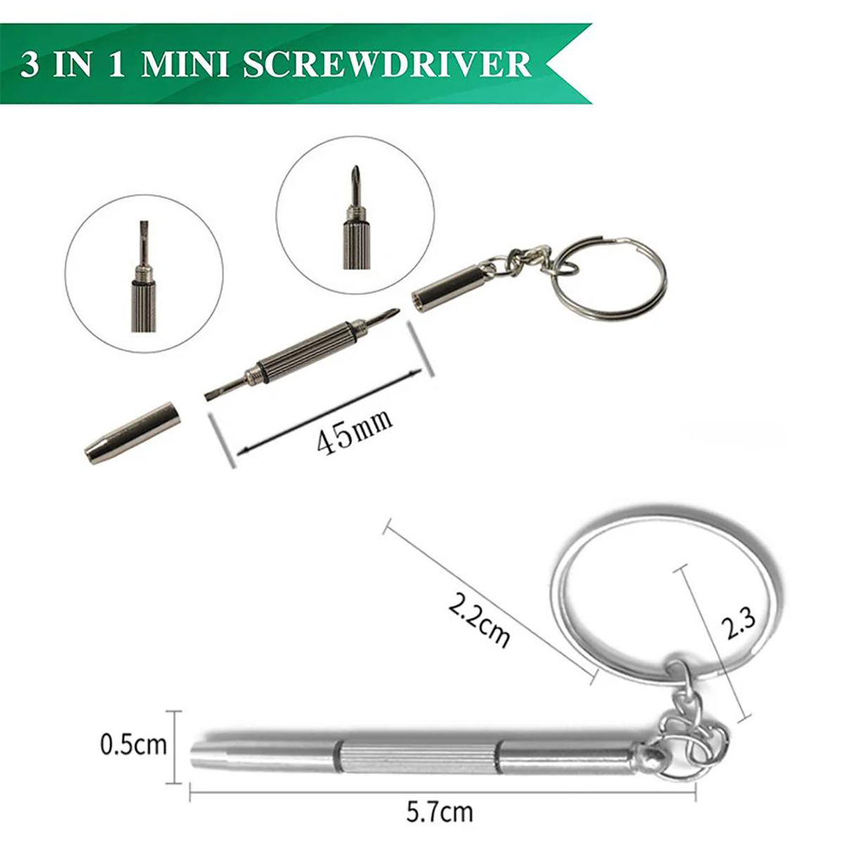 1/2/10 pz Mini Cacciavite 3 in - Watch Repair Tool Kit recensione e prezzo