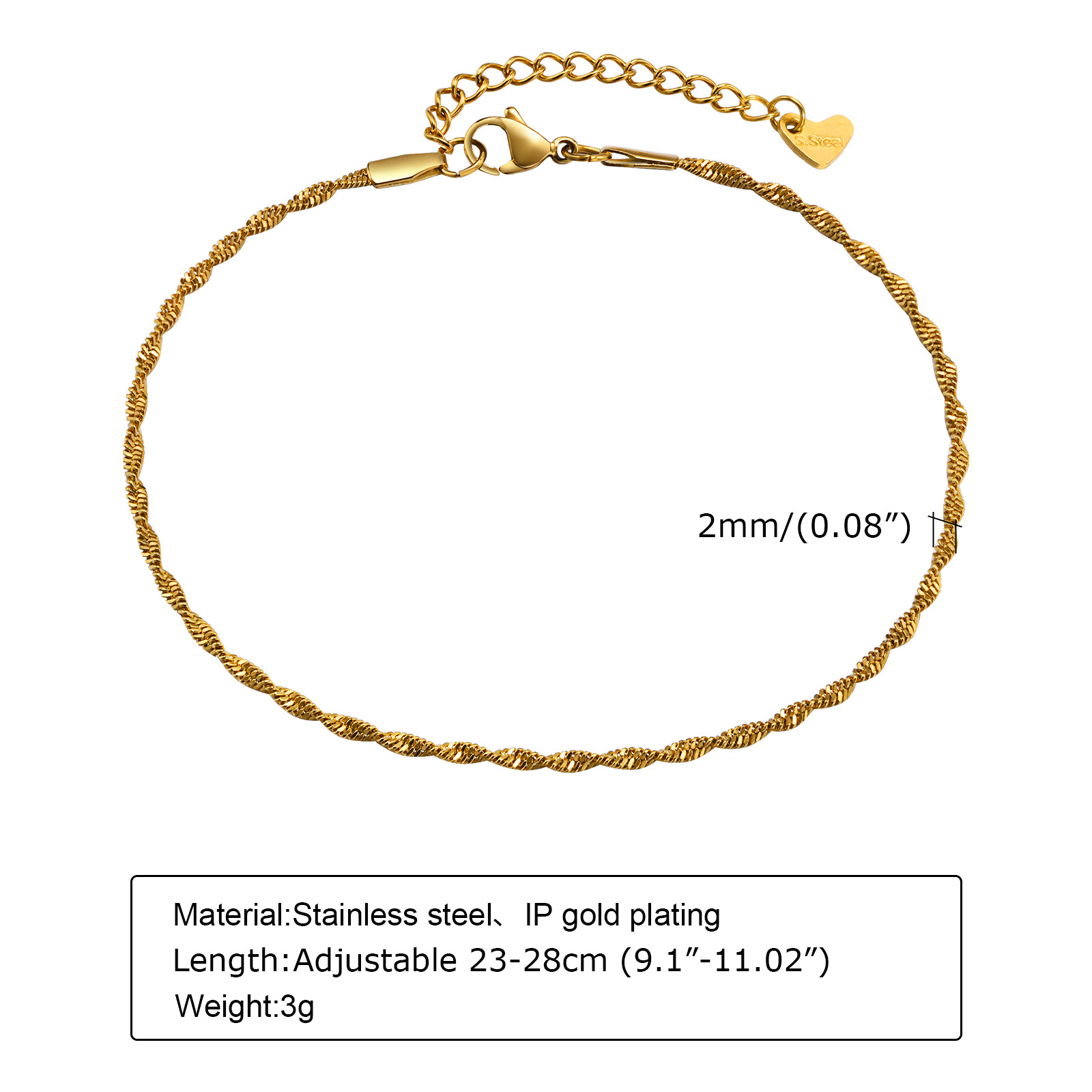 Cavigliere da donna impermeabi - Jc Jewelry & Watches Reviews recensione e prezzo